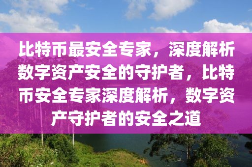 比特幣最安全專家，深度解析數(shù)字資產(chǎn)安全的守護者，比特幣安全專家深度解析，數(shù)字資產(chǎn)守護者的安全之道