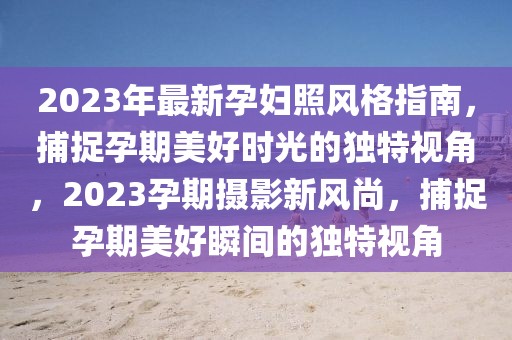 2023年最新孕婦照風(fēng)格指南，捕捉孕期美好時(shí)光的獨(dú)特視角，2023孕期攝影新風(fēng)尚，捕捉孕期美好瞬間的獨(dú)特視角