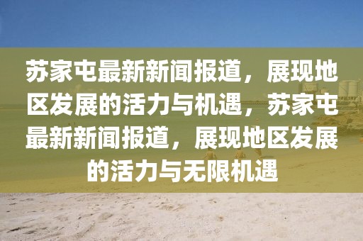 蘇家屯最新新聞報(bào)道，展現(xiàn)地區(qū)發(fā)展的活力與機(jī)遇，蘇家屯最新新聞報(bào)道，展現(xiàn)地區(qū)發(fā)展的活力與無(wú)限機(jī)遇