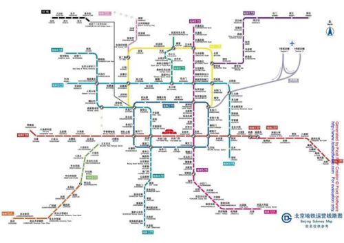 北京地鐵圖最新高清版，北京地鐵最新高清圖導覽