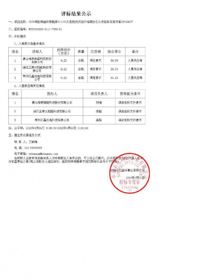 齊河新能源招標(biāo)信息，齊河新能源招標(biāo)信息概覽