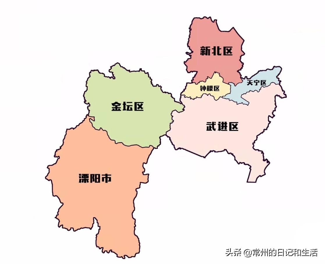 常州最新城鎮(zhèn)區(qū)域劃分，常州最新城鎮(zhèn)區(qū)域劃分概況