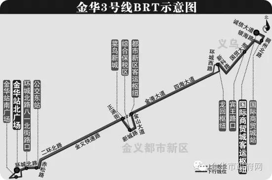 最新義烏brt3號線站點，義烏BRT3號線站點最新公布