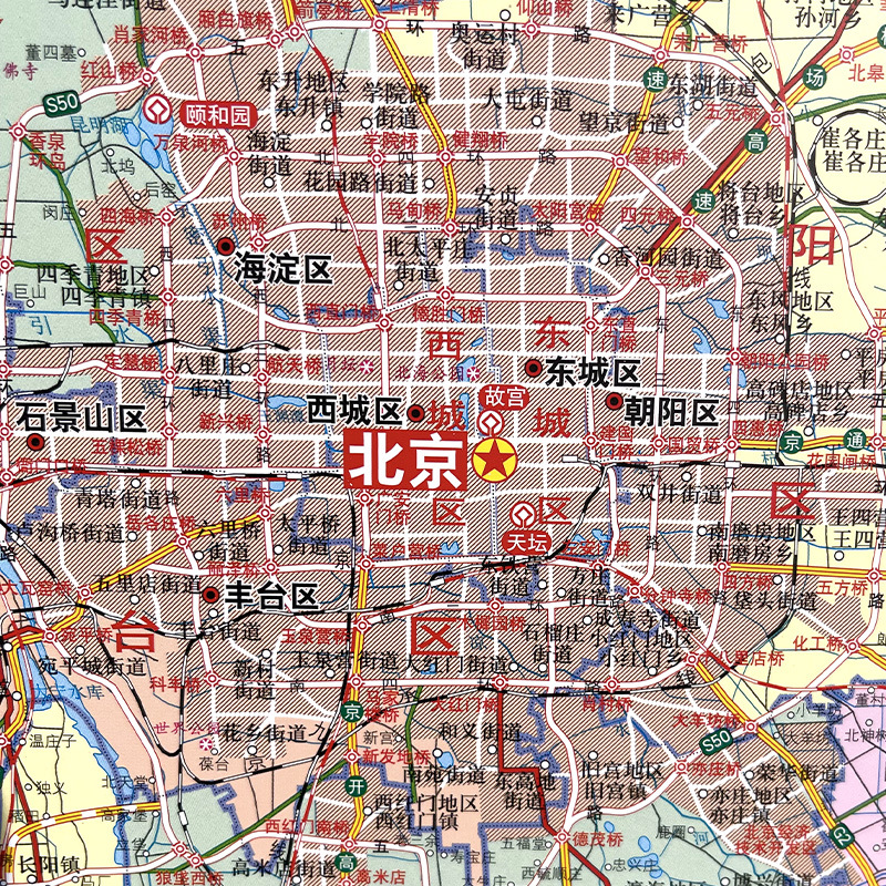 2023年最新北京地圖解析，城市布局與交通攻略全解讀，2023年北京地圖深度解析，布局交通攻略一網(wǎng)打盡