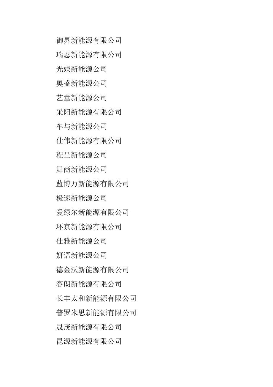 聚謙新能源公司名字大全，聚謙新能源公司名字精選