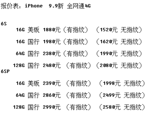 6sp現(xiàn)在最新價(jià)格，6sp最新市場(chǎng)價(jià)格一覽